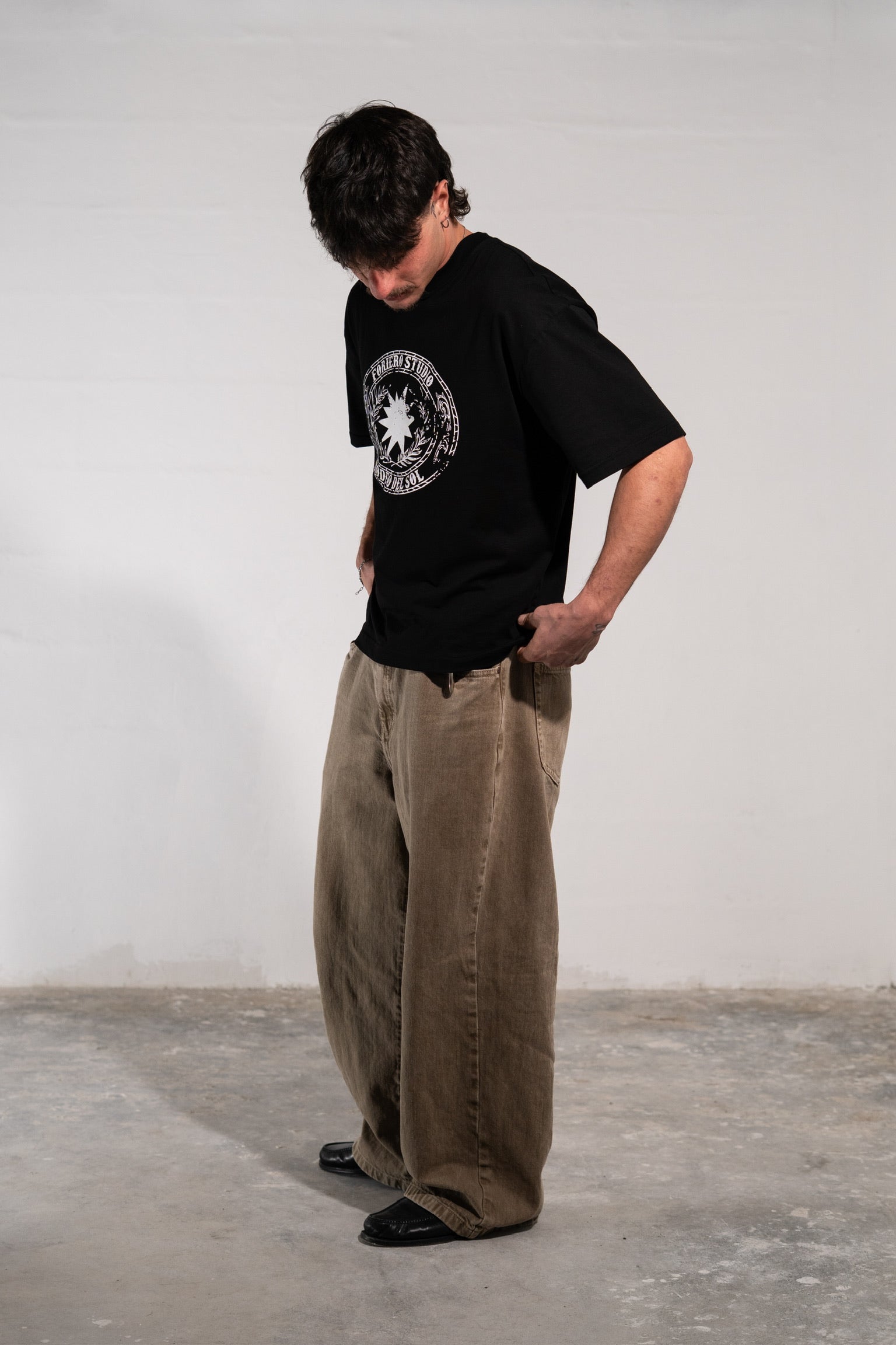 "Rodeo del sol" black tee