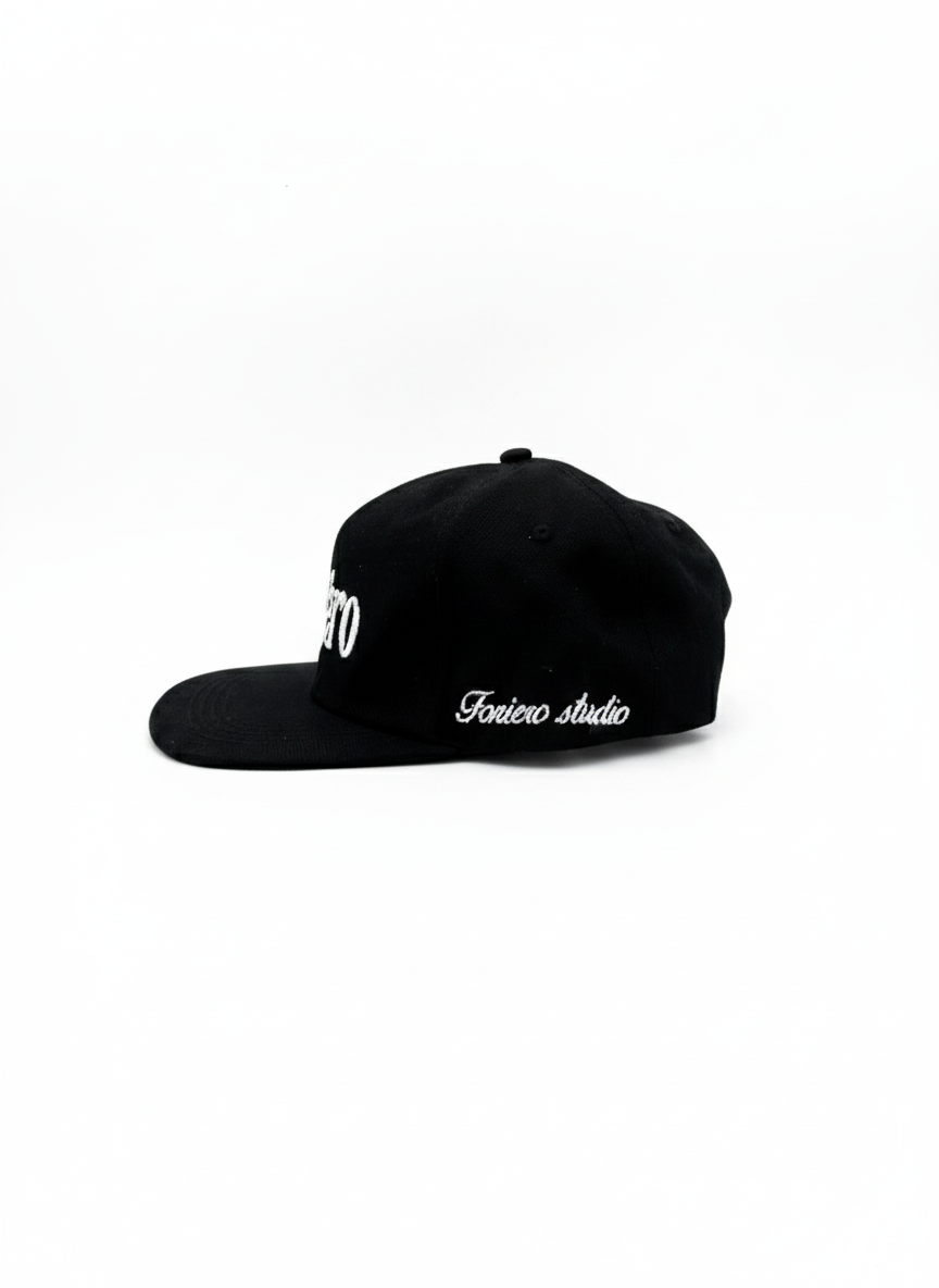 "THE SUN" hat black Foriero