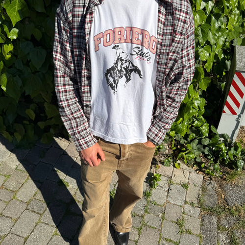 "Rodeo del sol" white tee