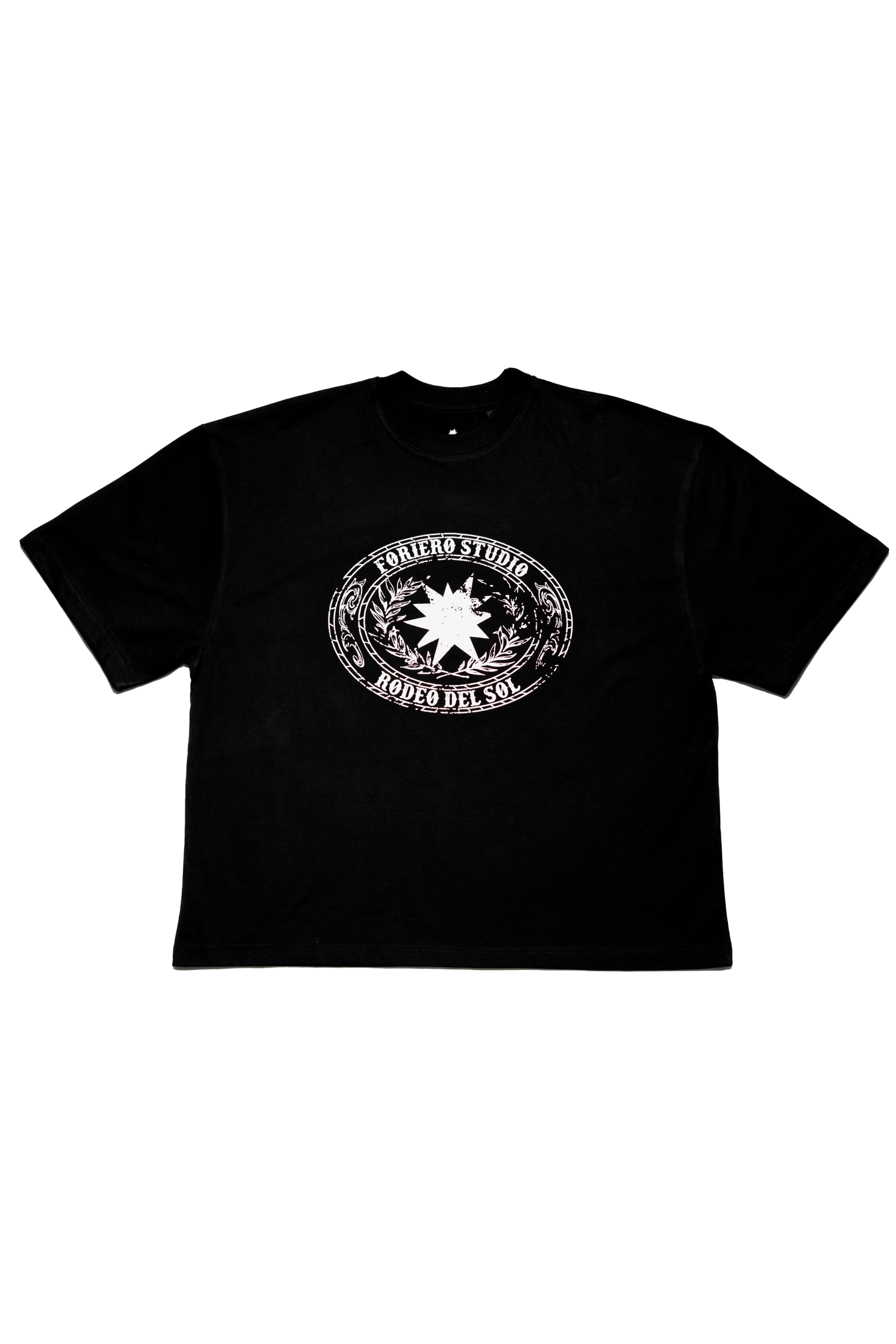 "Rodeo del sol" black tee