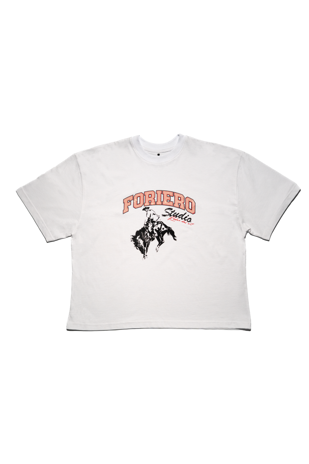 "Rodeo del sol" white tee